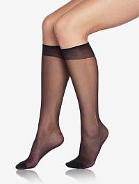 DIE PASST KNEE-HIGHS 20 DEN - Dámske matné silonkové podkolienky - čierna