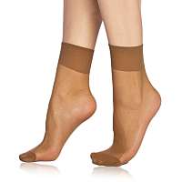 DIE PASST SOCKS 20 DEN - Hodvábne matné ponožky - bronzové