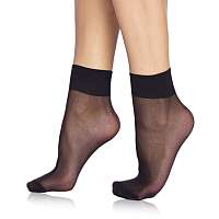 DIE PASST SOCKS 20 DEN - Hodvábne matné ponožky - čierne
