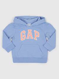 Dievčatá - Detská mikina logo GAP Modrá