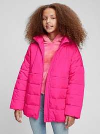 Dievčatá - Detská prešívaná bunda Pink