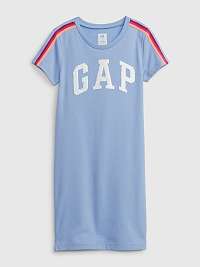 Dievčatá - Detské šaty s logom GAP Modrá