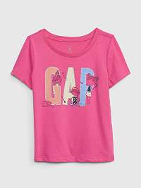Dievčatá - Detské tričko s logom Šedá