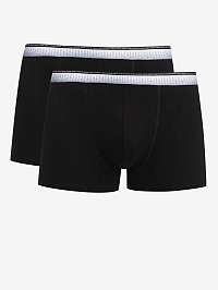 DIM ABSOLU FIT BOXER 2x - Pánske boxerky 2 ks - čierne