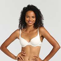 DIM INVISIFREE PADDED BRA - Dámska hladká vystužená podprsenka - krémová