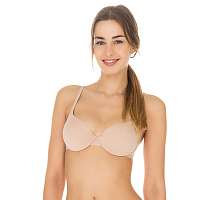 DIM INVISIFREE PADDED BRA - Dámska hladká vystužená podprsenka - nude