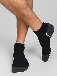 DIM SPORT IN-SHOE 3x - Pánske športové ponožky 3 páry - čierna