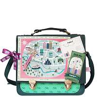 Disaster Designs zelená kabelka Memento City Satchel