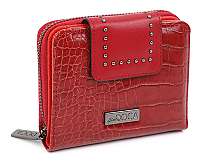 Doca červené malá peňaženka s logom