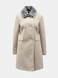 Dorothy Perkins béžové zimné kabát