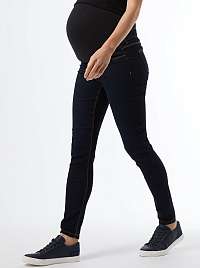 Dorothy Perkins tmavomodré skinny fit tehotenské džínsy