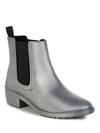 Emu Australia strieborné členkové plastové Ellin Rainboot Silver -