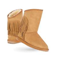 Emu orieškové válenky Woodstock Chestnut so strapcami