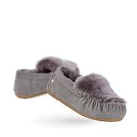 Emu sivé jesenné mokasíny Cairns Reverse Fur Charcoal/Anthracite