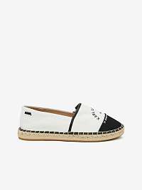 Espadrilky, slip on pre ženy KARL LAGERFELD - biela, čierna