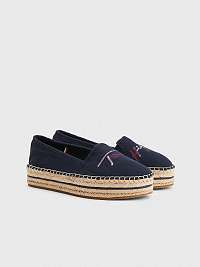 Espadrilky, slip on pre ženy Tommy Hilfiger - tmavomodrá