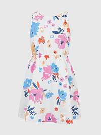Farebné dievčenské šaty kvetované šaty GAP