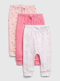 Farebné dievčenskú legíny print pull-on pants, 3ks GAP