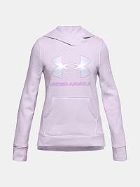 Fialová mikina Under Armour Rival Fleece Logo Hoodie