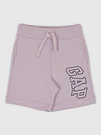 Fialové chlapčenské šortky s logom GAP