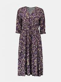Fialové kvetované šaty Haily´s