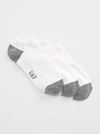 GAP biely pánsky 3 pack členkových ponožiek