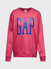 GAP červené pánska mikina Logo pullover sweatshirt