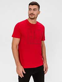 GAP červené pánske tričko s logom
