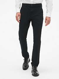 GAP čierne pánske nohavice Modern Slim Fit