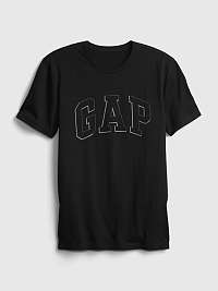 GAP čierne pánske tričko raised arch