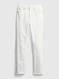 GAP Cigarette With Secret Smoothing Pockets Jeans Biela