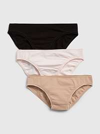 GAP farebný 3 pack nohavičiek Stretch cotton bikini