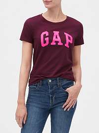 GAP fialové dámske tričko s logom