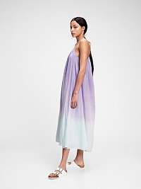 GAP fialové maxi šaty