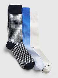 GAP modré 3 pack ponožiek