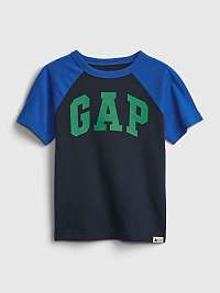 GAP modré chlapčenské tričko s logem