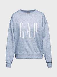 GAP modré dámska mikina Logo crewneck sweatshirt