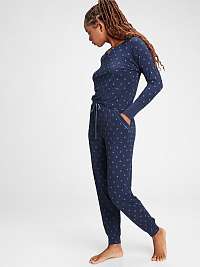 GAP modré dámske pyžamo domáce nohavice