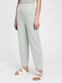 GAP modré dámske tepláky french terry barrel joggers