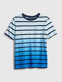 GAP modré detské tričko breton stripe bretspbl xxl