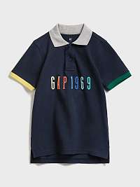 GAP modré detské tričko Logo intl pq