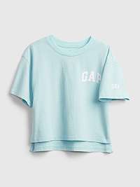 GAP modré detské tričko Logo updolx t-shirt
