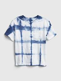 GAP modré detské tričko print t-shirt