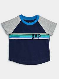 GAP modré detské tričko s logom