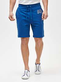 GAP modré pánske kraťasy Logo mini arch shorts