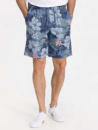GAP modré pánske kraťasy Print