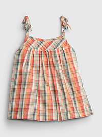 GAP Ruffle Woven Tielko detské Červená Viacfarebná