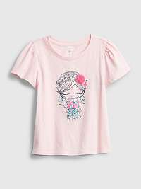 GAP ružové dievčenské tričko Bea