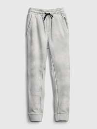 GAP sivé chlapčenské tepláky teen recycled tie-dye joggers