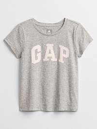 GAP sivé dievčenské tričko Logo